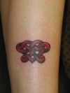 celtic heart ankle pic tattoo